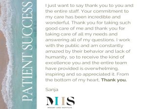 Sanja Testimonial Graphic