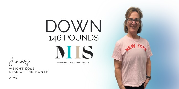 January Weight Loss Star of the Month Graphic